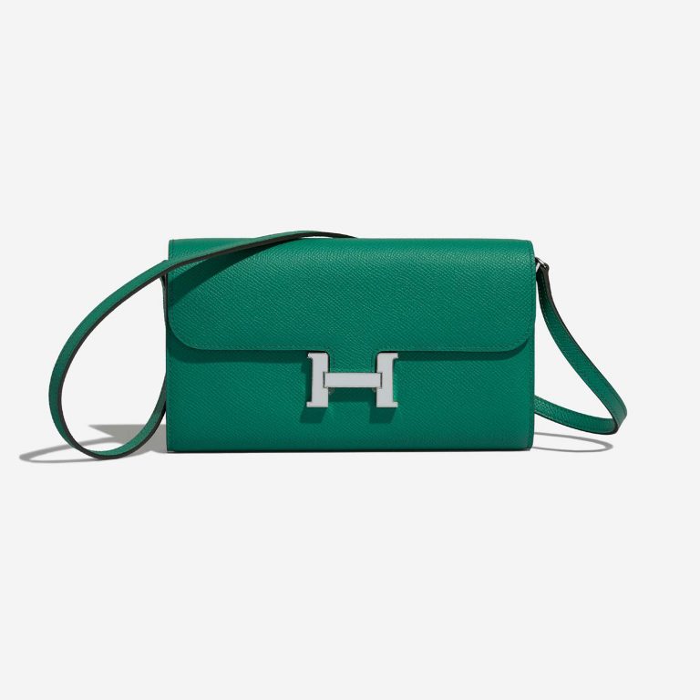 Hermès Constance ToGo VertJade-BleuBrume Front  | Sell your designer bag on Saclab.com