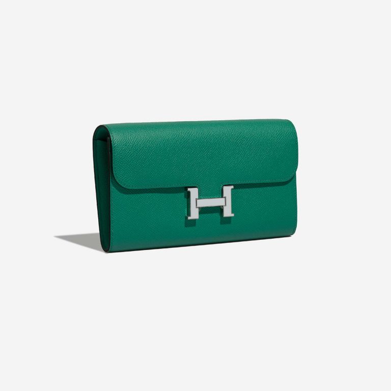 Hermès Constance ToGo VertJade-BleuBrume Side Front  | Sell your designer bag on Saclab.com