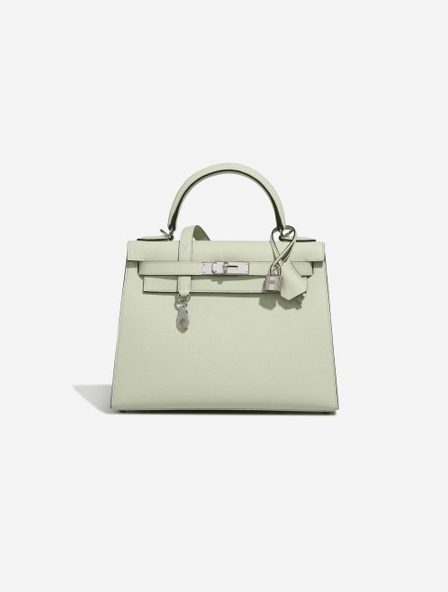 Hermès Kelly 28 VertFizz Front  | Sell your designer bag on Saclab.com