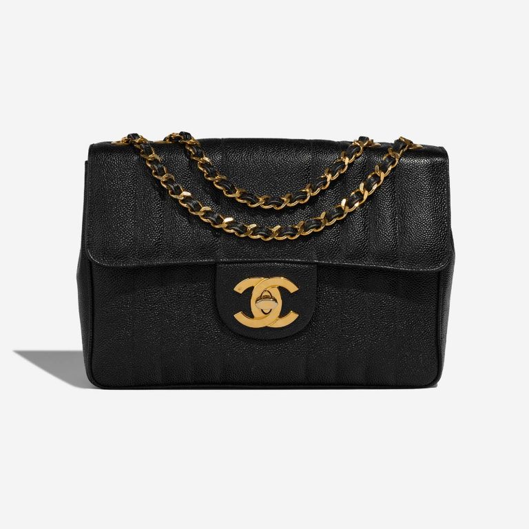 Chanel Timeless Jumbo Black Front  | Sell your designer bag on Saclab.com