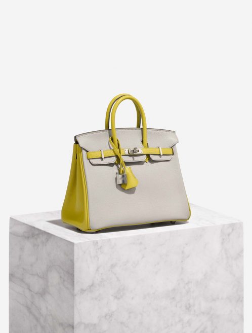 Hermès BirkinHSS 25 GrisPerle-JaunedeNaples 0F | Sell your designer bag on Saclab.com