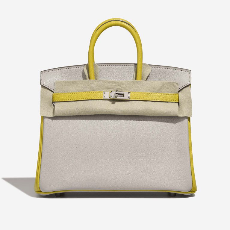 Hermès BirkinHSS 25 GrisPerle-JaunedeNaples 4FV S | Sell your designer bag on Saclab.com