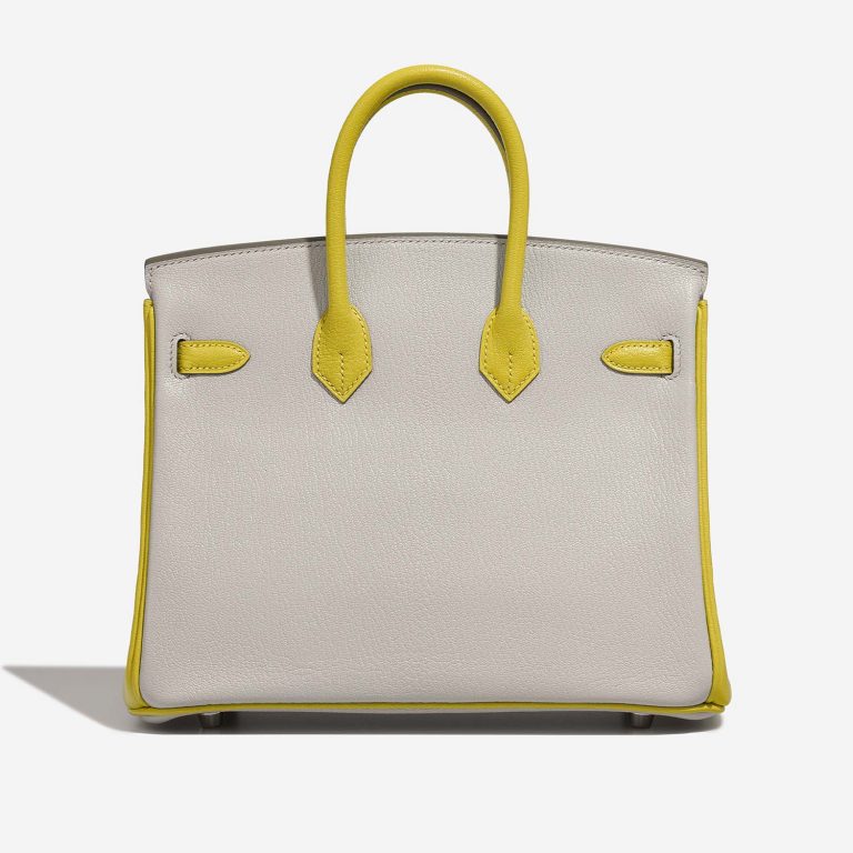 Hermès BirkinHSS 25 GrisPerle-JaunedeNaples 5B S | Sell your designer bag on Saclab.com