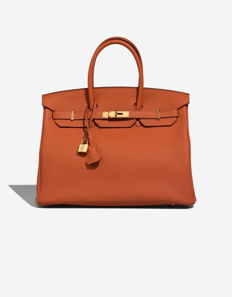 Hermès Birkin 35 TerreBattue Front  | Sell your designer bag on Saclab.com