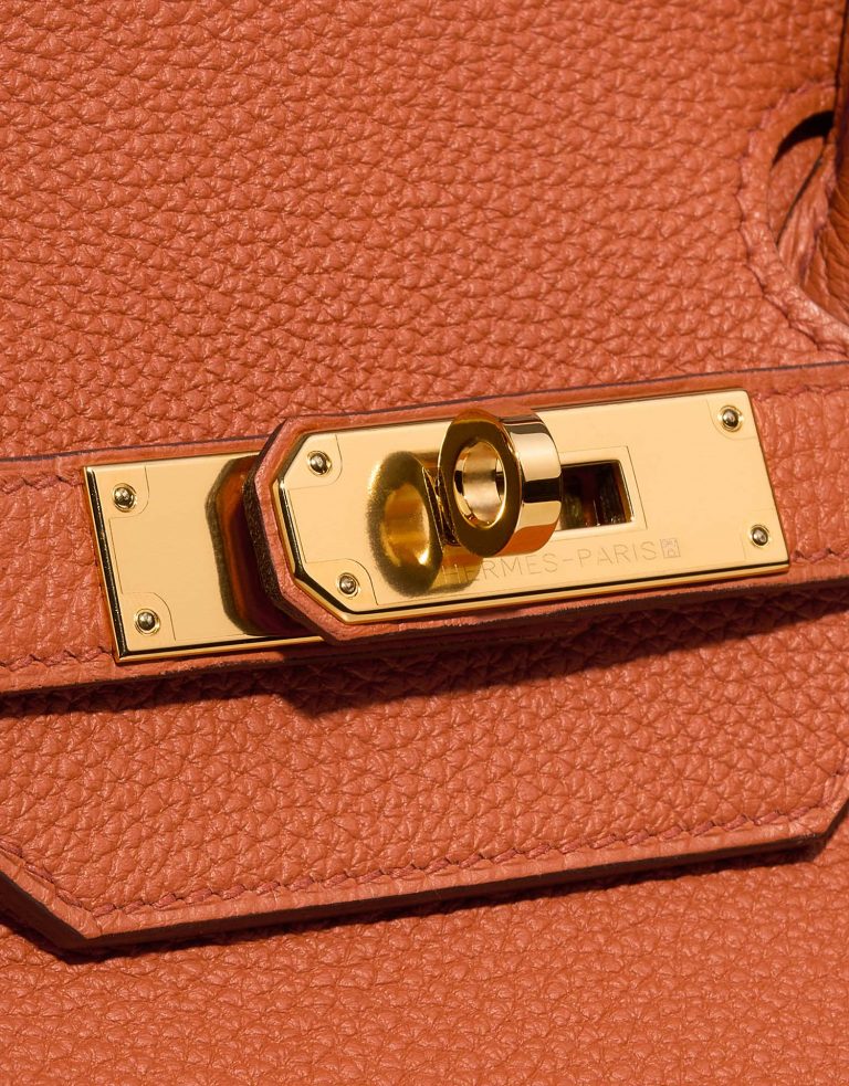 Hermès Birkin 35 TerreBattue Closing System  | Sell your designer bag on Saclab.com