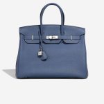 Hermès Birkin 35 BleuBrighton Front  | Sell your designer bag on Saclab.com