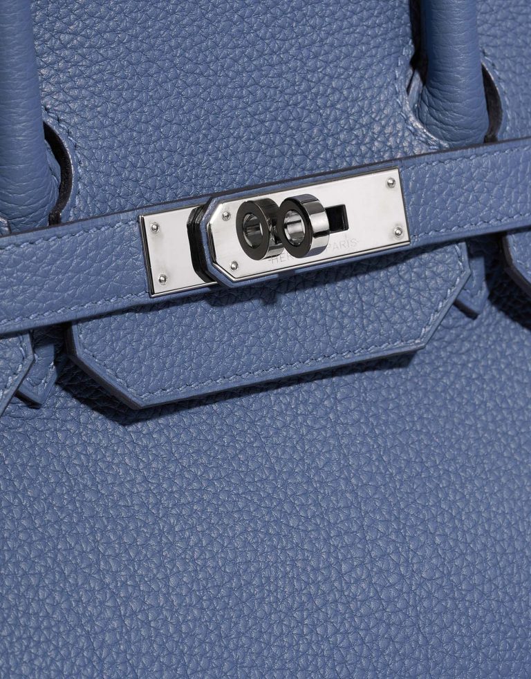 Hermès Birkin 35 BleuBrighton Closing System  | Sell your designer bag on Saclab.com
