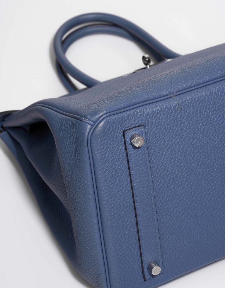 Hermès Birkin 35 BleuBrighton signs of wear | Sell your designer bag on Saclab.com