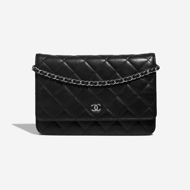Chanel Timeless WalletOnChain Black Front  | Sell your designer bag on Saclab.com
