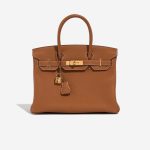 Hermès Birkin 30 Gold Front  | Sell your designer bag on Saclab.com