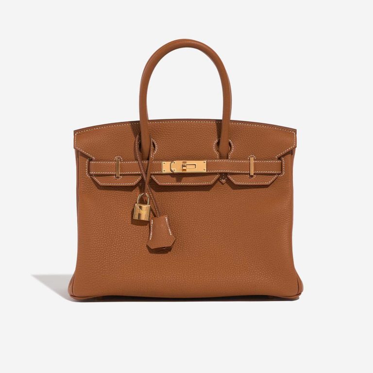 Hermès Birkin 30 Gold Front  | Sell your designer bag on Saclab.com