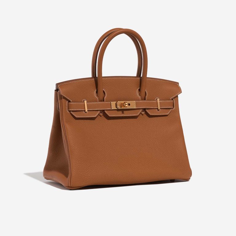 Hermès Birkin 30 Gold Side Front  | Sell your designer bag on Saclab.com