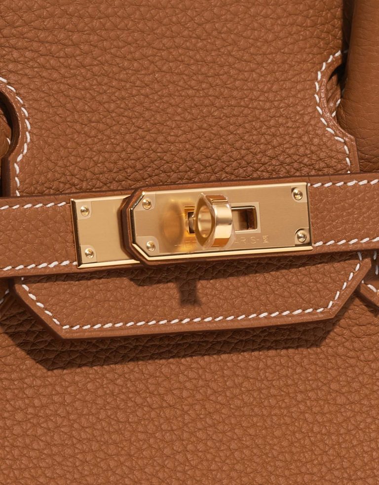 Hermès Birkin 30 Gold Closing System  | Sell your designer bag on Saclab.com