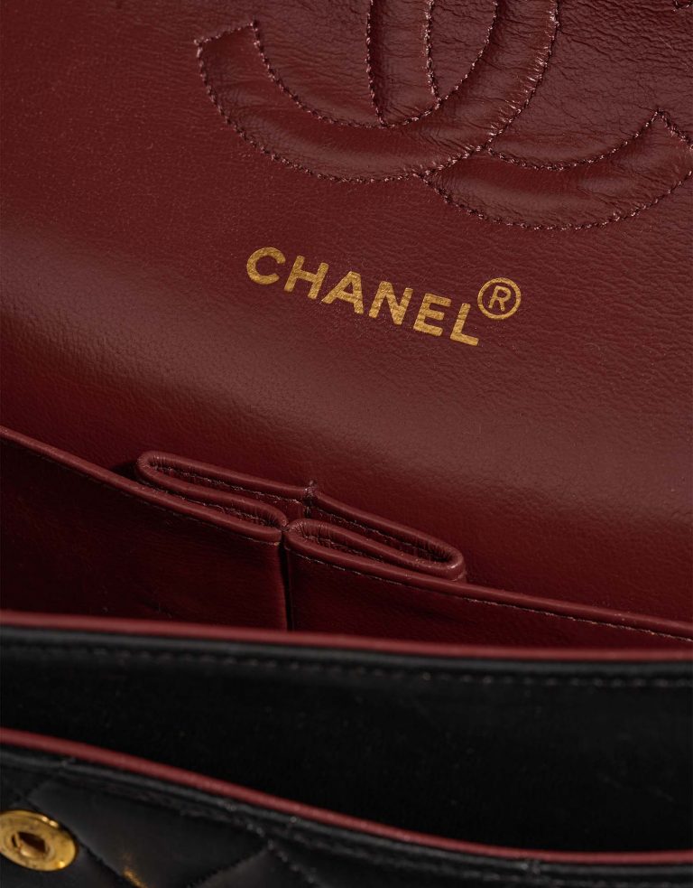 Chanel Timeless Medium Black Logo  | Sell your designer bag on Saclab.com