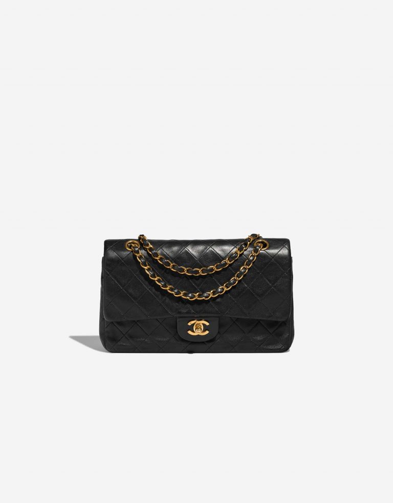 Chanel Timeless Medium Black Front  | Sell your designer bag on Saclab.com