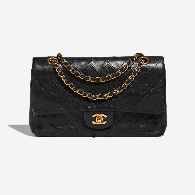Chanel Timeless Medium Black Front  | Sell your designer bag on Saclab.com