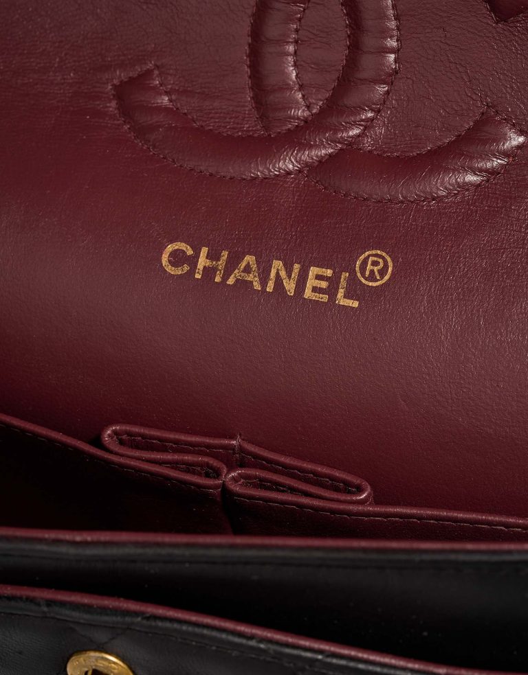 Chanel Timeless Medium Black Logo  | Sell your designer bag on Saclab.com