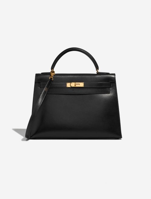 Hermès Kelly 32 Black Front  | Sell your designer bag on Saclab.com