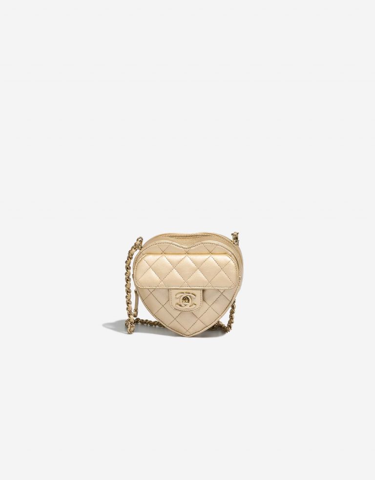 Chanel TimelessHeart Small Gold Front  | Sell your designer bag on Saclab.com