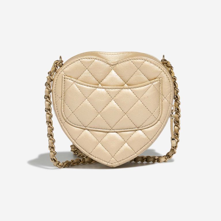 Chanel TimelessHeart Small Gold Back  | Sell your designer bag on Saclab.com