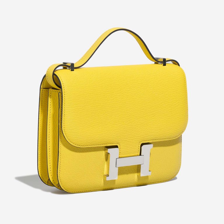 Hermès Constance 18 JauneCitreon Side Front  | Sell your designer bag on Saclab.com