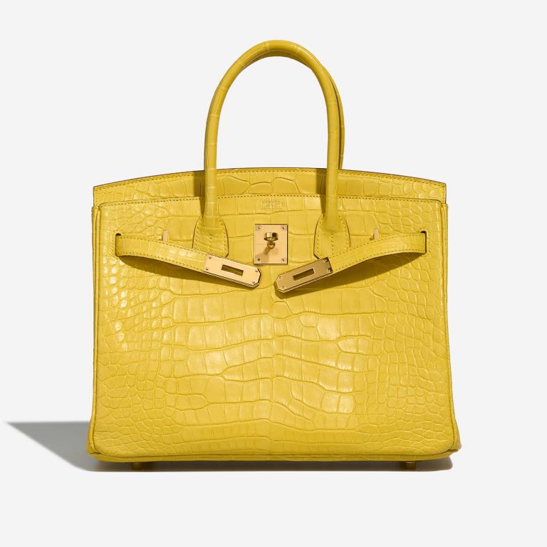 Hermès Birkin 30 Mimosa Front Open | Sell your designer bag on Saclab.com