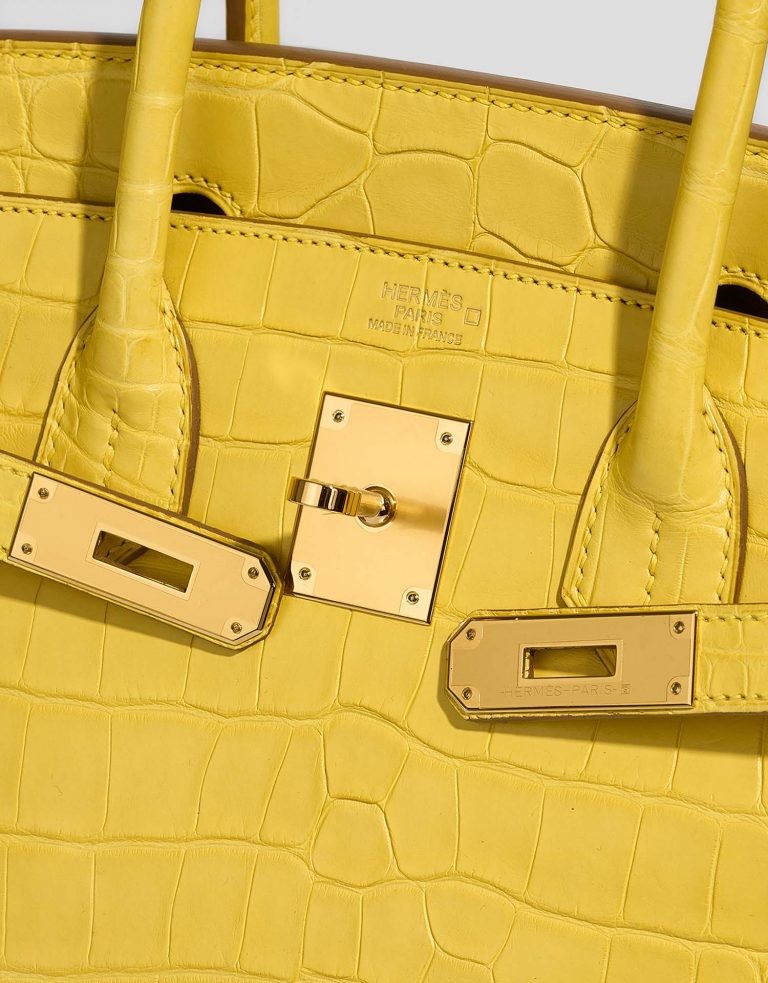 Hermès Birkin 30 Mimosa Logo  | Sell your designer bag on Saclab.com