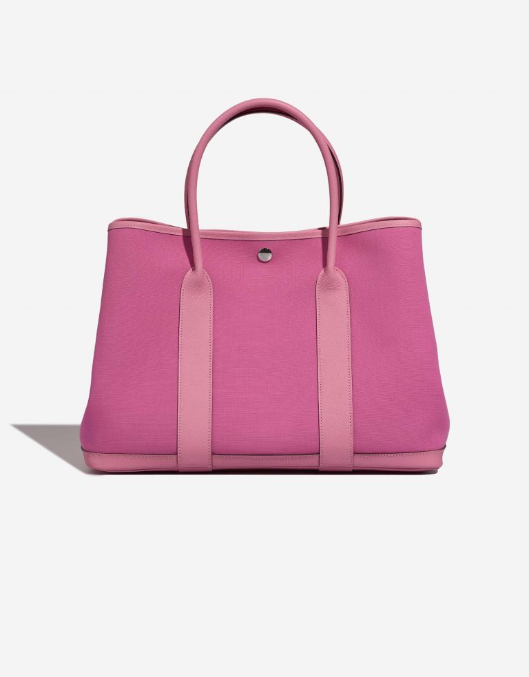 Hermès GardenParty 36 RoseBubblegum-Rubis Front  | Sell your designer bag on Saclab.com