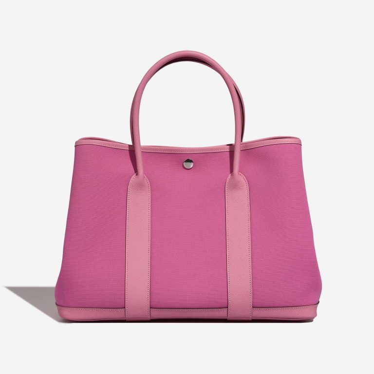 Hermès GardenParty 36 RoseBubblegum-Rubis Front  | Sell your designer bag on Saclab.com