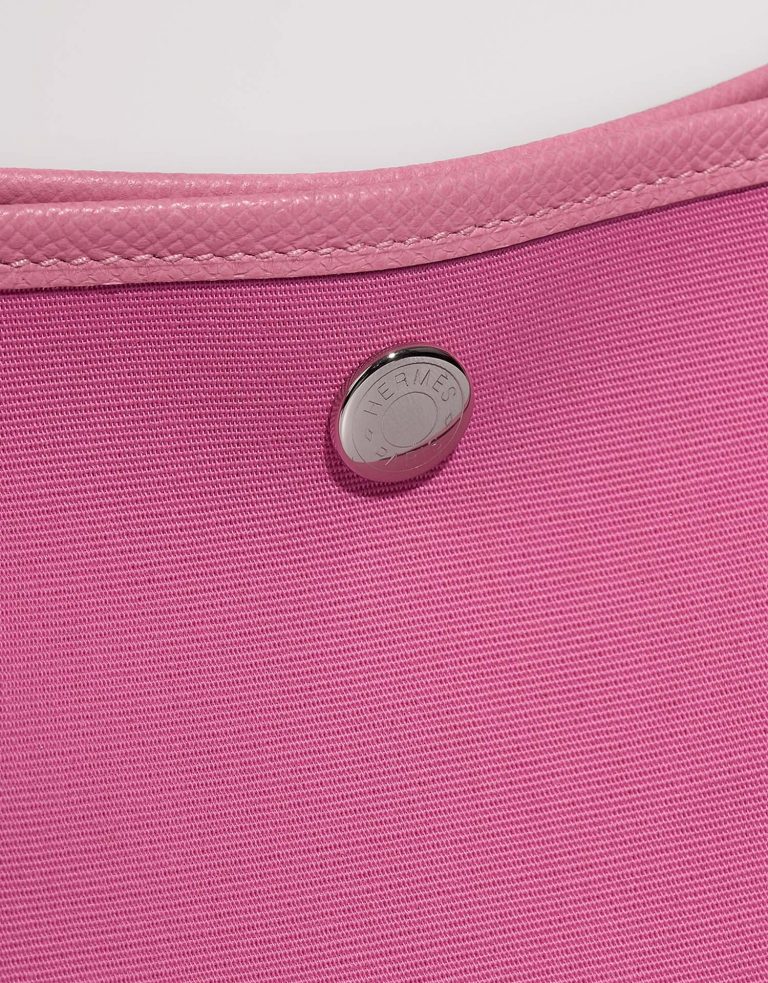 Hermès GardenParty 36 RoseBubblegum-Rubis Closing System  | Sell your designer bag on Saclab.com