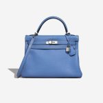 Hermès Kelly 32 BleuParadis Front  | Sell your designer bag on Saclab.com