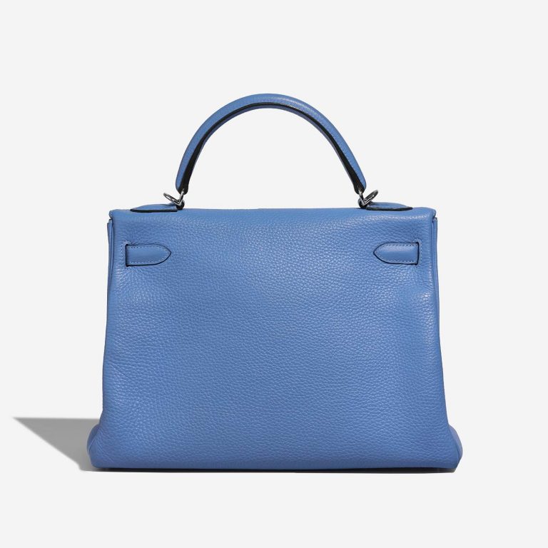 Hermès Kelly 32 BleuParadis Back  | Sell your designer bag on Saclab.com