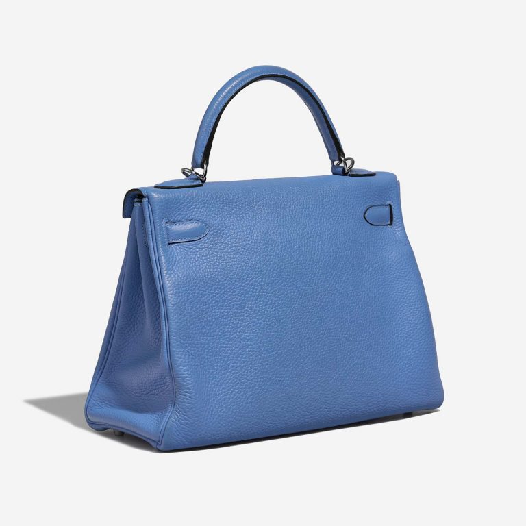 Hermès Kelly 32 BleuParadis 7SB S | Sell your designer bag on Saclab.com