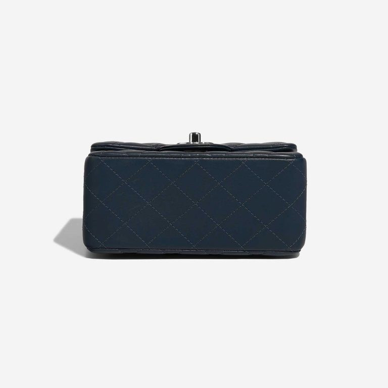 Chanel Timeless MiniSquare Navy Bottom  | Sell your designer bag on Saclab.com