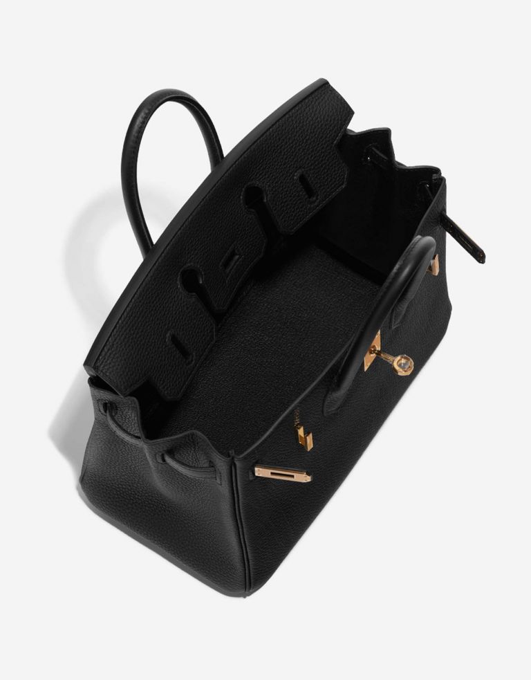 Hermès Birkin 25 Black Inside  | Sell your designer bag on Saclab.com