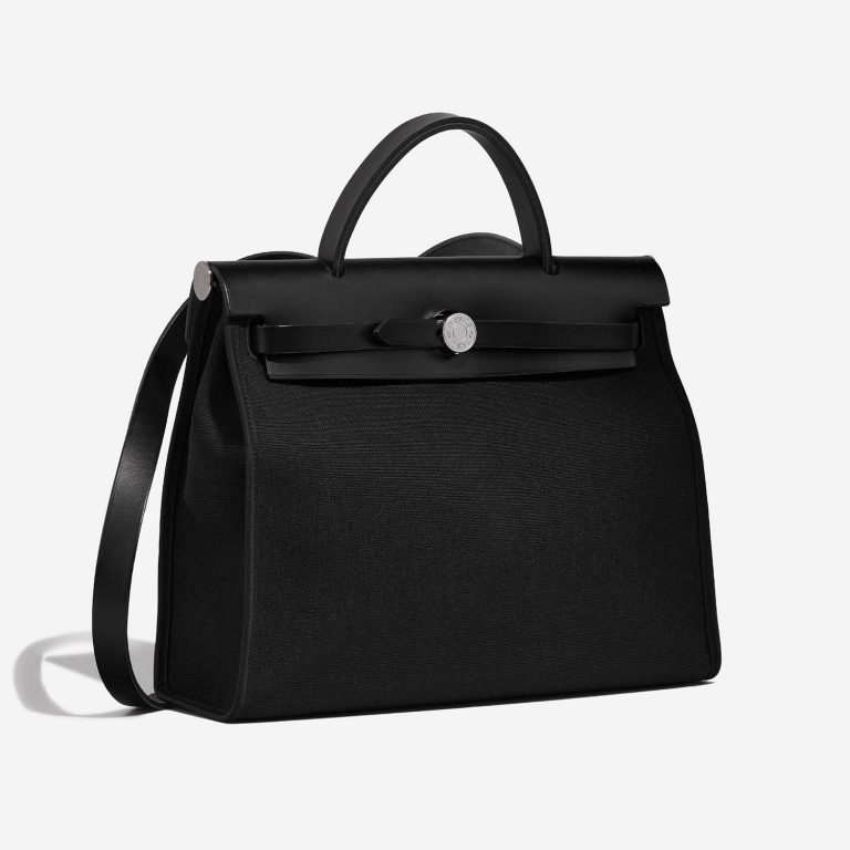 Hermès Herbag 31 Black Side Front  | Sell your designer bag on Saclab.com