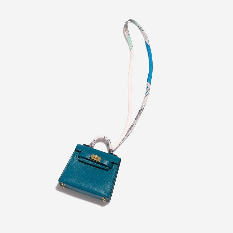 Hermès KellyTwilly onesize BlueIzmir Front  | Sell your designer bag on Saclab.com