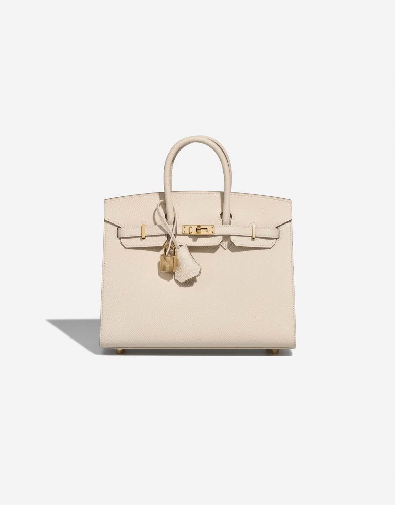 Hermès Birkin 25 Craie Front  | Sell your designer bag on Saclab.com