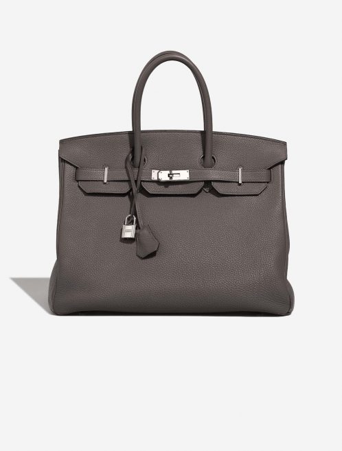 Hermès Birkin 35 Etain Front  1 | Sell your designer bag on Saclab.com