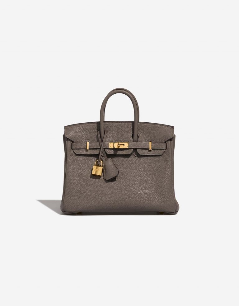 Hermès Birkin 25 Etoupe Front  | Sell your designer bag on Saclab.com