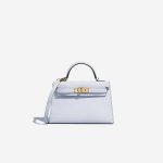 Hermès Kelly Mini BleuBrume Front  | Sell your designer bag on Saclab.com