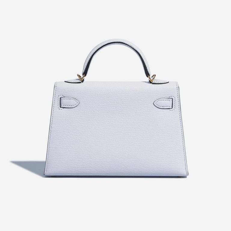 Hermès Kelly Mini BleuBrume Back  | Sell your designer bag on Saclab.com
