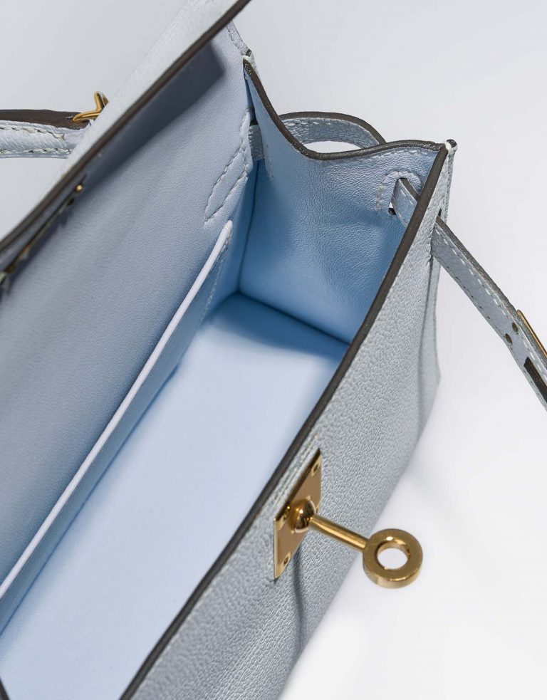 Hermès Kelly Mini BleuBrume Inside  | Sell your designer bag on Saclab.com