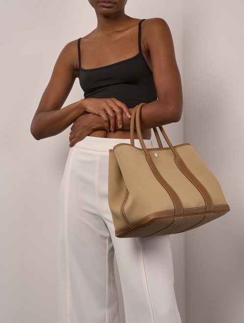 Hermès GardenParty 36 Trench-Gold 1M | Sell your designer bag on Saclab.com