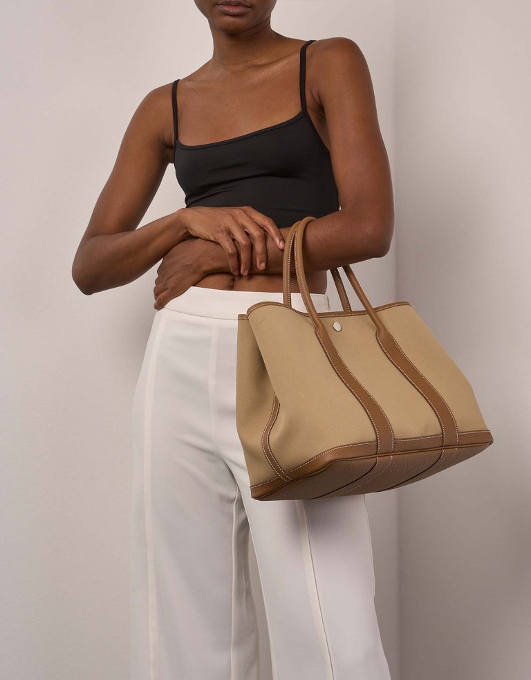 Hermès GardenParty 36 Trench-Gold 1M | Sell your designer bag on Saclab.com