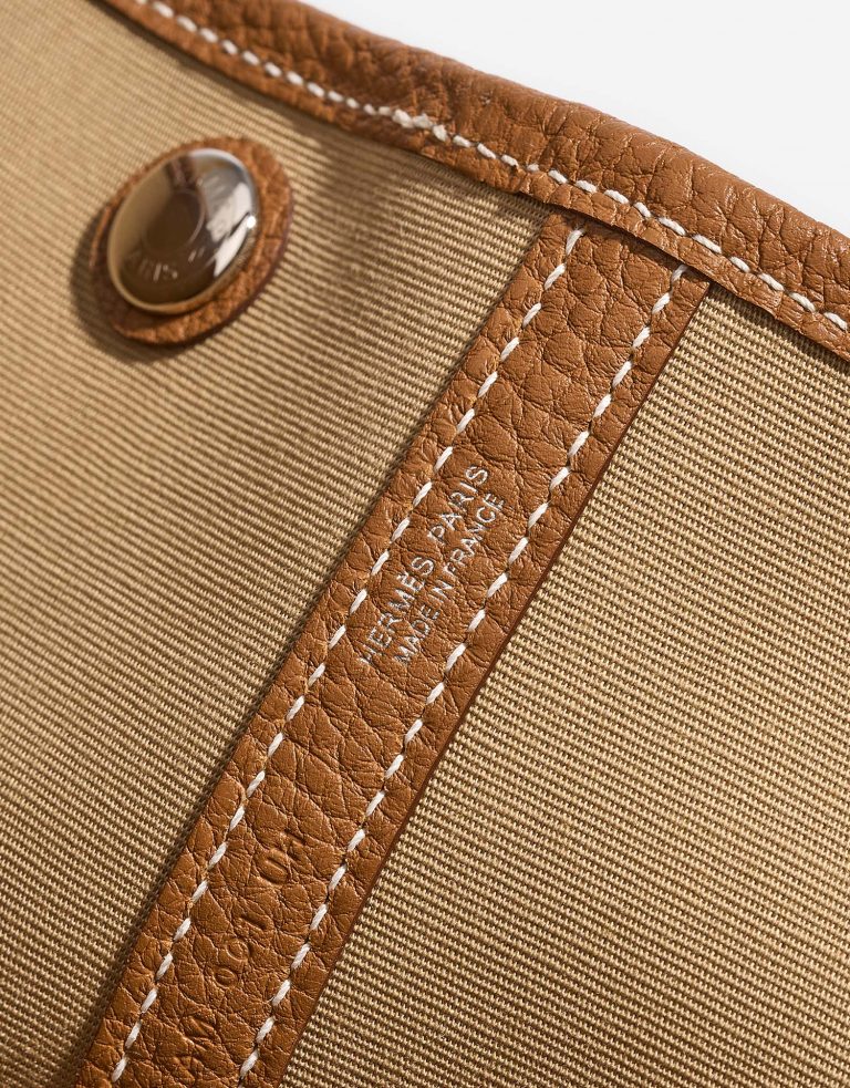 Hermès GardenParty 36 Trench-Gold Logo  | Sell your designer bag on Saclab.com