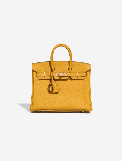 Hermès Birkin 25 JauneAmbre Front  | Sell your designer bag on Saclab.com