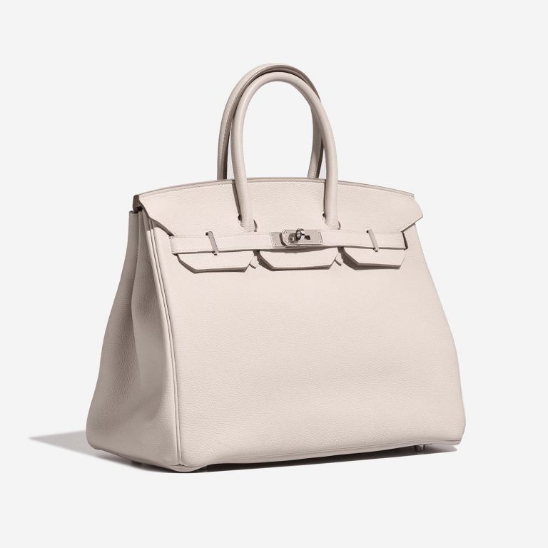 Hermès Birkin 35 Beton Side Front  | Sell your designer bag on Saclab.com