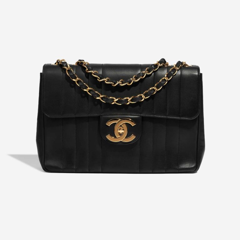 Chanel Timeless Jumbo Black Front  | Sell your designer bag on Saclab.com