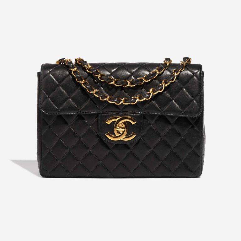 Chanel Timeless Jumbo Black Front  | Sell your designer bag on Saclab.com